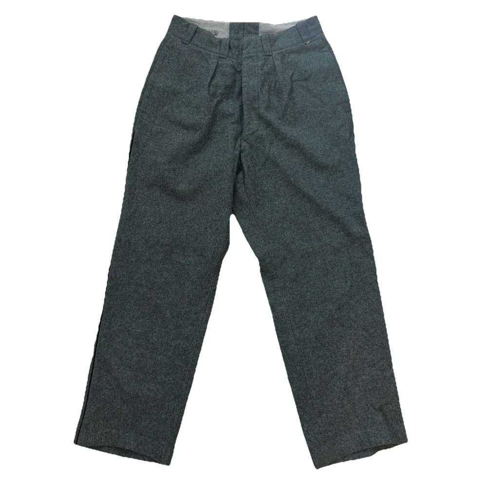 Winter military trousers, 1959, wool, size 70/40 28x27 used VTG Swiss Army Hunti